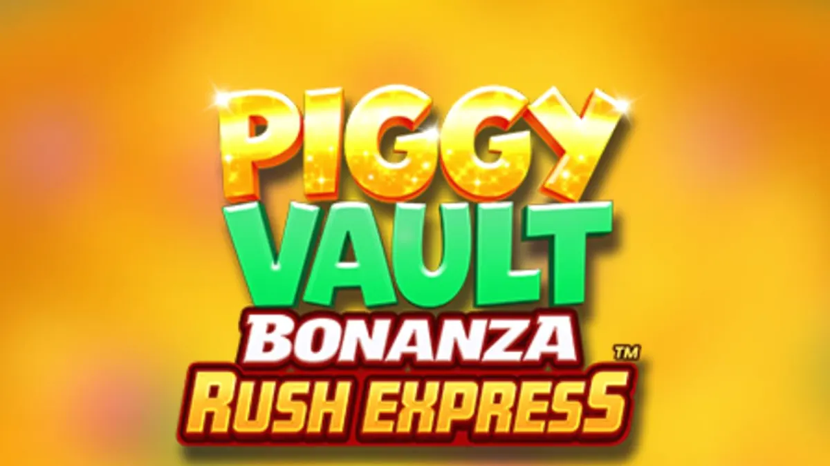 Piggy Vault Bonanza Rush Express سلاٹ کا پرتعیش بینکنگ تھیم والا انٹرفیس
